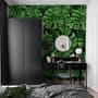 Green Tropical Leaves Wallpaper Mural