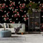 Chinese Red Floral Wallpaper Mural