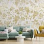Damask Pattern Floral Art Wallpaper Mural