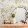 Damask Pattern Floral Art Wallpaper Mural