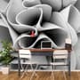 Abstract 3D Look Architecture Wallpaper Mural