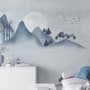 Watercolor Mountain Landscape Wallpaper Mural