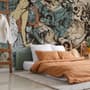 Retro Japanese Artistic Girl Wallpaper Mural