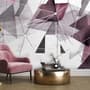 Modern Geometric Triangle Art Wallpaper Mural