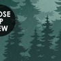 Misty Forest Landscape and Horned Deer Wallpaper Mural