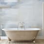 Soft Turquoise Brush Wallpaper Mural