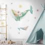 Kids Cute Whale Sea Animals Wall Decal Sticker