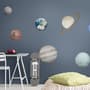 Solar System Sun and Planets Wall Decal Sticker