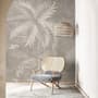 Monochrome Brown Nostalgic Rainforest Wallpaper Mural