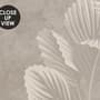 Monochrome Brown Nostalgic Rainforest Wallpaper Mural