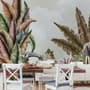 Vintage Tropical Leaf Wallpaper Mural