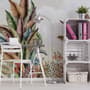 Vintage Tropical Leaf Wallpaper Mural