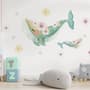 Kids Cute Whale Sea Animals Wall Decal Sticker