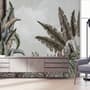 Vintage Tropical Leaf Wallpaper Mural