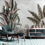 Vintage Tropical Leaf Wallpaper Mural