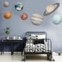Solar System Sun and Planets Wall Decal Sticker