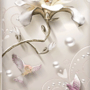 3D-Look Blumen mit Perlen Lux Blumen Fototapete