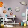 Solar System Sun and Planets Wall Decal Sticker