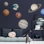 Solar System Sun and Planets Wall Decal Sticker