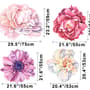 Aquarell Rosa Pfingstrose Tulpe Gänseblümchen Blumenstrauß Wandtattoo