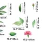 Aquarell Rosa Pfingstrose Tulpe Gänseblümchen Blumenstrauß Wandtattoo