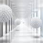 3D Look Abstract Corridor Wallpaper Mural