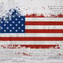 USA Flag with Statue of Liberty Wallpaper Mural