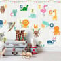 Animals Alphabet Wallpaper Mural