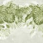 Watercolor Tropical Leaves Wallpaper Mural