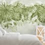 Watercolor Tropical Leaves Wallpaper Mural