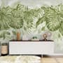 Watercolor Tropical Leaves Wallpaper Mural