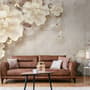 Vintage Water Lily Pond Wallpaper Mural