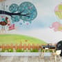 Little Child and Swing Wallpaper Mural