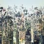 Abstract City Landscape Wallpaper Mural