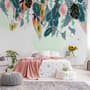 Watercolor Banana Leaf Wallpaper Mural