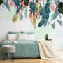 Watercolor Banana Leaf Wallpaper Mural