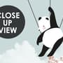 Papier peint Pandas de dessins animés et montgolfières