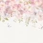 Pink Hydrangea Floral Art Wallpaper Mural