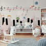 Cartoon Piano with Rabbits Wallpaper Mural