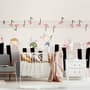 Cartoon Piano with Rabbits Wallpaper Mural
