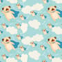 Cartoon Pet Dog Pattern Wallpaper Mural
