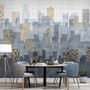 City Silhouette Wallpaper Mural