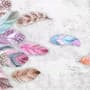 Colorful Feather Wallpaper Mural