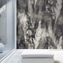 Dark Feather Monochrome Wallpaper Mural