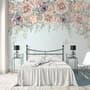 Nostalgic Dark Vine Flowers Wallpaper Mural