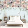 Nostalgic Dark Vine Flowers Wallpaper Mural