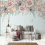 Nostalgic Dark Vine Flowers Wallpaper Mural