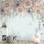 Nostalgic Dark Vine Flowers Wallpaper Mural