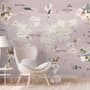 Kids Political World Map Wallpaper Mural