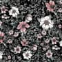 Dark Floral with White Daisy Wallpaper Mural